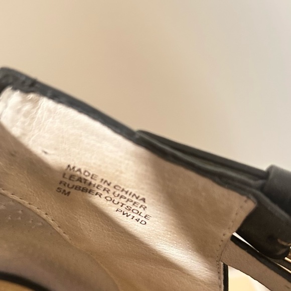 Michael Michael Kors Theodore back zip black Leather Upper Size 5 - Picture 7 of 9